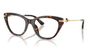 Image 2 of Havana Butterfly Eyeglasses for Women from Dolce And Gabbana Available at Titan Eye+