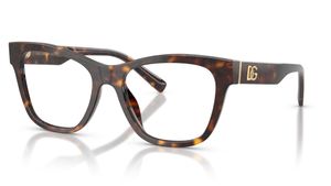 Image 2 of Havana Square Eyeglasses for Women from Dolce And Gabbana Available at Titan Eye+