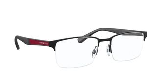 Image 2 of Black Rectangle Eyeglasses for Men from Emporio Armani Available at Titan Eye+