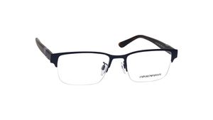Image 2 of Blue Rectangle Semi-Rimmed Eyeglasses for Men from Emporio Armani Available at Titan Eye+