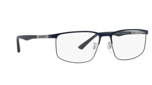 Image 2 of Blue Square Rimmed Eyeglasses for Men from Emporio Armani Available at Titan Eye+