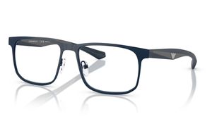 Image 2 of Blue Square Eyeglasses for Men from Emporio Armani Available at Titan Eye+