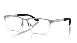 Image 2 of Gunmetal Rectangle Eyeglasses for Men from Emporio Armani Available at Titan Eye+