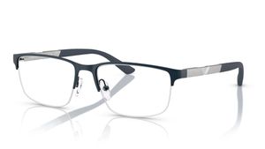 Image 2 of White Rectangle Eyeglasses for Men from Emporio Armani Available at Titan Eye+