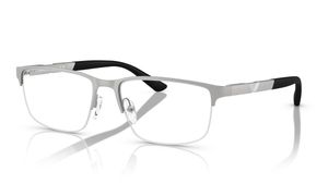 Image 2 of White Rectangle Eyeglasses for Men from Emporio Armani Available at Titan Eye+