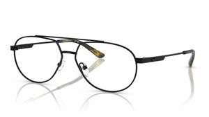 Image 2 of Black Aviator Eyeglasses for Men from Emporio Armani Available at Titan Eye+
