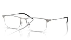 Image 2 of Gun Metal Rectangle Eyeglasses for Men from Emporio Armani Available at Titan Eye+