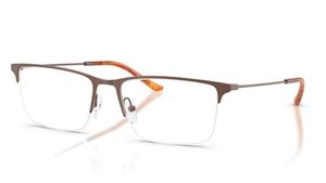 Image 2 of Bronze Rectangle Eyeglasses for Men from Emporio Armani Available at Titan Eye+