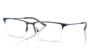 Image 2 of Blue Rectangle Eyeglasses for Men from Emporio Armani Available at Titan Eye+