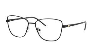 Image 2 of Black Irregular Eyeglasses for Women from Emporio Armani Available at Titan Eye+
