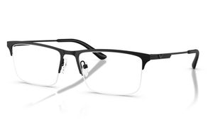 Image 2 of Black Rectangle Eyeglasses for Men from Emporio Armani Available at Titan Eye+