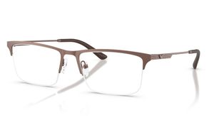 Image 2 of Bronze Rectangle Eyeglasses for Men from Emporio Armani Available at Titan Eye+