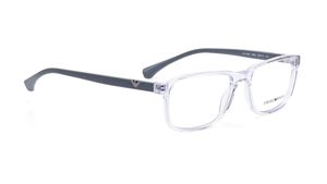 Image 2 of Brown Rectangle Rimmed Eyeglasses for Women from Emporio Armani Available at Titan Eye+