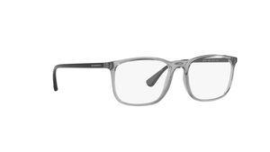 Image 2 of Grey Square Rimmed Eyeglasses for Men from Emporio Armani Available at Titan Eye+