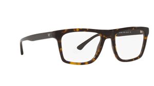 Image 2 of Havana Rectangle Eyeglasses for Men from Emporio Armani Available at Titan Eye+