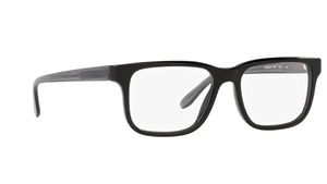 Image 2 of Black Rectangle Eyeglasses for Men from Emporio Armani Available at Titan Eye+