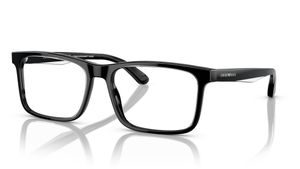 Image 2 of Black Rectangle Eyeglasses for Men from Emporio Armani Available at Titan Eye+