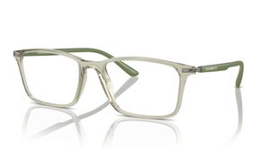 Image 2 of Rectangle Green Rimmed Eyeglasses for Men from Emporio Armani Available at Titan Eye+