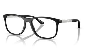 Image 2 of White Pillow Eyeglasses for Men from Emporio Armani Available at Titan Eye+