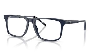 Image 2 of Blue Square Eyeglasses for Men from Emporio Armani Available at Titan Eye+
