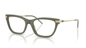 Image 2 of Green CatEye Eyeglasses for Women from Emporio Armani Available at Titan Eye+