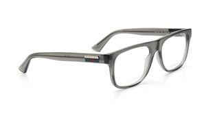 Image 2 of Transparent Square Eyeglasses for Men from Gucci Available at Titan Eye+