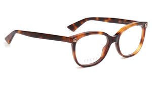 Image 2 of Havana CatEye Eyeglasses for Women from Gucci Available at Titan Eye+