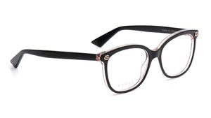Image 2 of Black Rectangle Eyeglasses for Women from Gucci Available at Titan Eye+