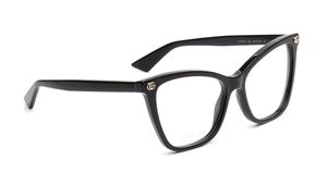Image 2 of Black CatEye Eyeglasses for Women from Gucci Available at Titan Eye+