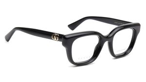 Image 2 of Black Square Eyeglasses for Women from Gucci Available at Titan Eye+