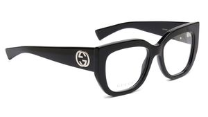 Image 2 of Black Square Eyeglasses for Women from Gucci Available at Titan Eye+