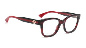 Image 2 of Brown Rectangle Eyeglasses for Women from Gucci Available at Titan Eye+
