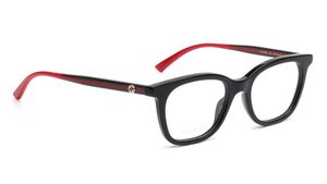 Image 2 of Black Rectangle Eyeglasses for Women from Gucci Available at Titan Eye+