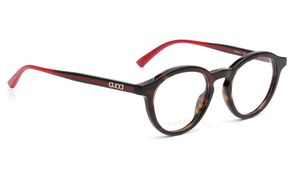 Image 2 of Havana Round Eyeglasses for Men from Gucci Available at Titan Eye+
