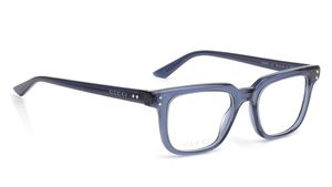 Image 2 of Blue Rectangle Eyeglasses for Men from Gucci Available at Titan Eye+