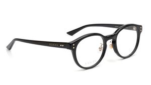 Image 2 of Black Round Eyeglasses for Men from Gucci Available at Titan Eye+