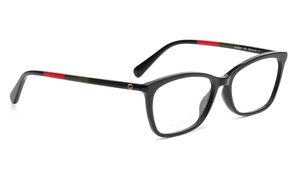 Image 2 of Black Rectangle Eyeglasses for Women from Gucci Available at Titan Eye+