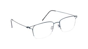 Image 2 of Blue Square Eyeglasses for Men and Women from Zefr Available at Titan Eye+