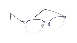 Image 2 of Orleans - Blue Semi-Rimmed Eyeglasses from Zefr Available at Titan Eye+