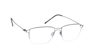 Image 2 of Strasbourg - Grey Semi-Rimmed Eyeglasses from Zefr Available at Titan Eye+