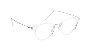 Image 2 of White Round Eyeglasses for Women from Zefr Available at Titan Eye+
