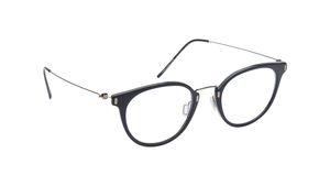 Image 2 of Black Round Eyeglasses for Women from Zefr Available at Titan Eye+