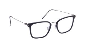 Image 2 of Lyon - Black Rimmed Eyeglasses from Zefr Available at Titan Eye+