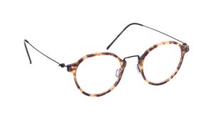 Image 2 of Brown Round Eyeglasses for Men and Women from Zefr Available at Titan Eye+