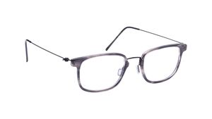 Image 2 of Grey Rectangle Eyeglasses for Men and Women from Zefr Available at Titan Eye+