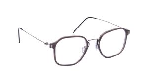 Image 2 of Brown Geometric Eyeglasses for Women from Zefr Available at Titan Eye+