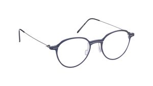 Image 2 of Blue Round Eyeglasses for Men and Women from Zefr Available at Titan Eye+