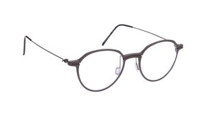 Image 2 of Black Round Eyeglasses for Men and Women from Zefr Available at Titan Eye+