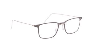 Image 2 of Grey Rectangle Eyeglasses for Men and Women from Zefr Available at Titan Eye+