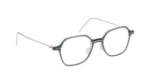 Image 2 of Cannes - Olive Rimmed Eyeglasses from Zefr Available at Titan Eye+